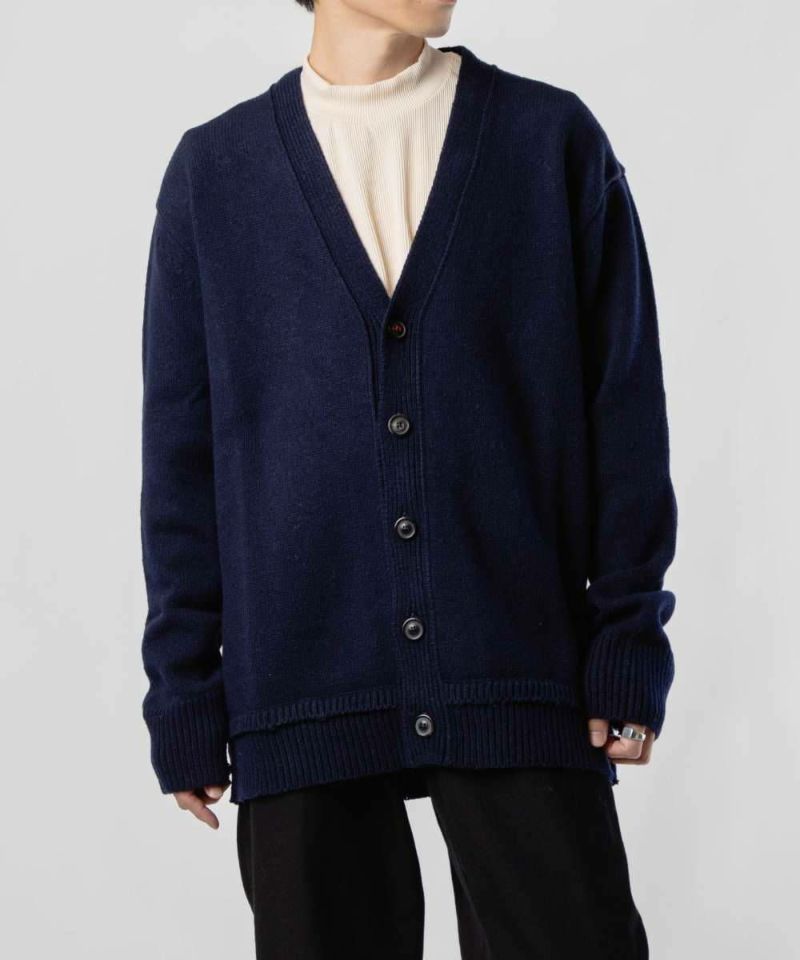 Maison Martin Margiela ⑭ エルボーパッチ カーディガン Martin Margiela ⑭ 11ss エルボーパッチ・カーディガン