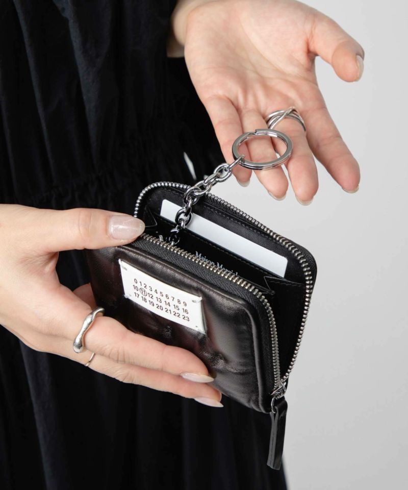 COIN HOLDER ZIP AROUND WITH KEY RING 小銭入れ | U-STREAM